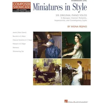Mona Rejino: Miniatures in Style (noty na klavír)
