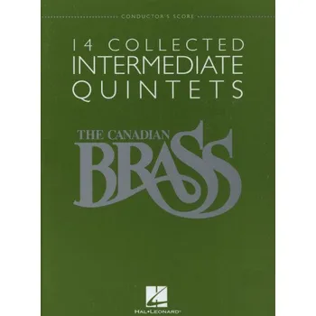 14 Collected Intermediate Quintets (noty, partitury, dechový kvintet)
