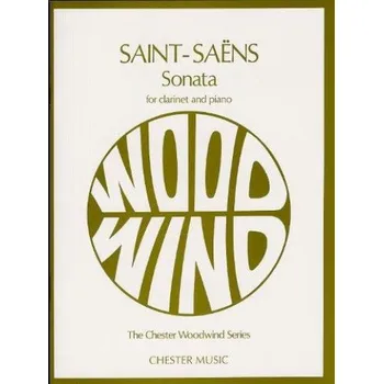 Camille Saint-Saens: Sonata For Clarinet And Piano Op.167 (noty na klarinet, klavír)