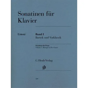 Sonatinas for Piano Volume I: Baroque to Pre-Classic (noty na klavír)