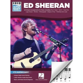 Super Easy Songbook: Ed Sheeran (noty na super snadný klavír)