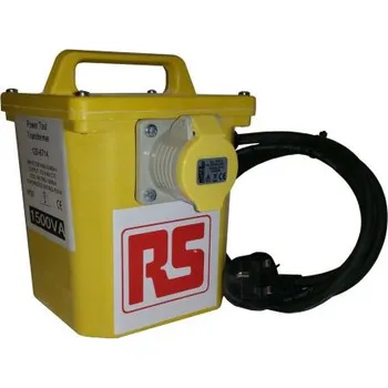 Transformátor Stavební transformátor, 1.5 kVA Intermittent 5 Mins on 15 Mins off, primární napětí: 230V ac, sekundární napětí: 110