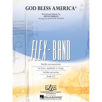 Irving Berlin: God Bless America (noty pro flexibilní orchestr, party, partitura)