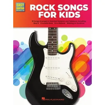 Rock Guitar Songs for Kids (noty, tabulatury na snadnou kytaru)