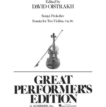 Sergej Prokofjev, ed. David Oistrach: Sonata For Two Violins Op.56 (noty na 2 housle)