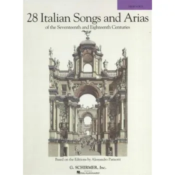 28 Italian Songs And Arias Of The 17th And 18th Centuries - High Voice (Book Only) (noty na zpěv, vysoký hlas, klavír)