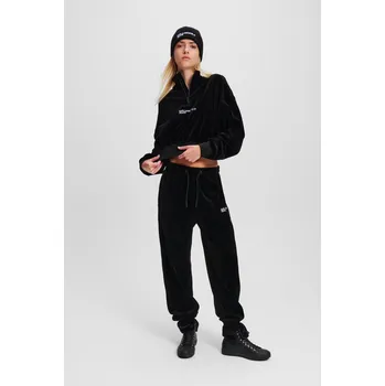 TEPLÁKY KARL LAGERFELD JEANS KLJ VELVET CORD SWEATPANT BLACK
