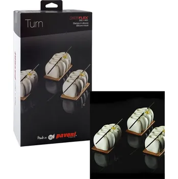 Nádoba na pečení Forma silikonová design Turn 3D 15x100ml, 8x4,6, v.3,8cm