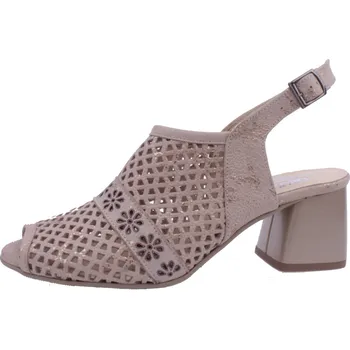 Dámské sandále OBUV JANA ČR Boty JANA zlaté dámské kožené sandály Velikost: 37