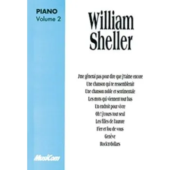 William Sheller: Volume 2 (noty na zpěv, klavír)