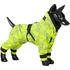 Obleček pro psa Paikka Reflexní nepromokavý overal žlutý
