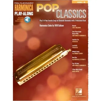 Harmonica Play-Along 8: Pop Classics (noty na harmoniku)(+audio)