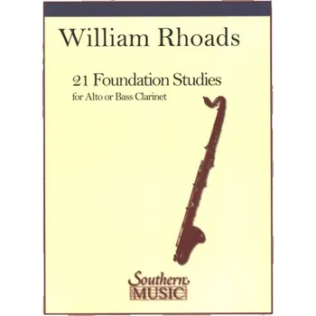 William Rhoads: 21 Foundation Studies (noty na klarinet)