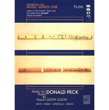 Donald Peck: Intermediate Flute Solos 2 (noty na klavír) (+audio)