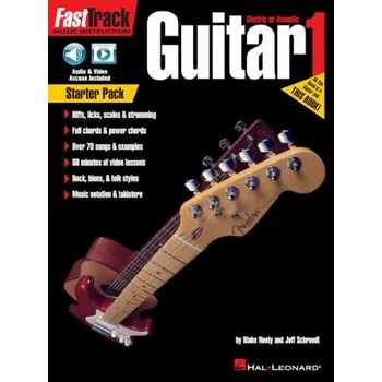 FastTrack Guitar Method: Starter Pack (noty, tabulatury na kytaru)(+audio/video)