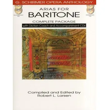 Arias For Baritone - Complete Package (noty pro baryton, klavír) (+audio)