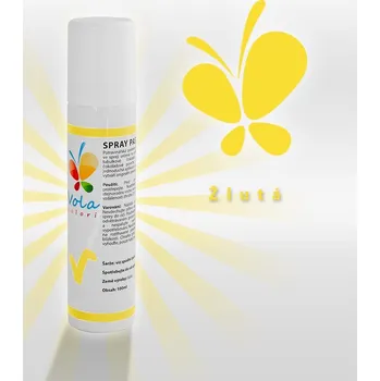 Potravinářské barvivo Barva ve spreji pastelová na čokoládu, žlutá 100 ml/sprej (64g)