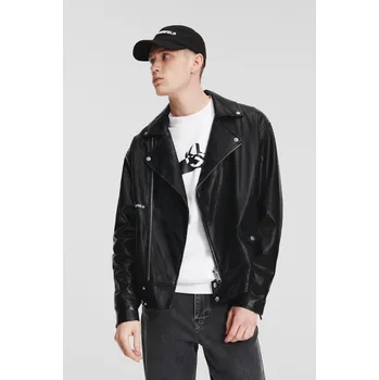 BUNDA KARL LAGERFELD JEANS KLJ REGULAR FAUX LEATHER JKT BLACK