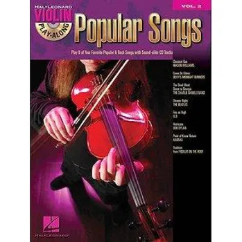 Violin Play-Along 2: Popular Songs (noty, housle) (+audio)