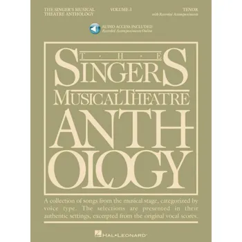 Singer's Musical Theatre Anthology 3 (noty na klavír, zpěv tenor) (+audio)