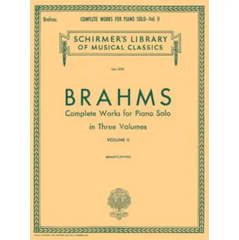 Johannes Brahms: Complete Works For Piano Solo Volume 2 (noty na klavír)