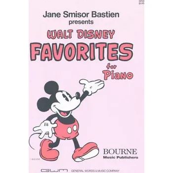 James Bastien: Walt Disney Favorites For The Piano (noty na klavír)