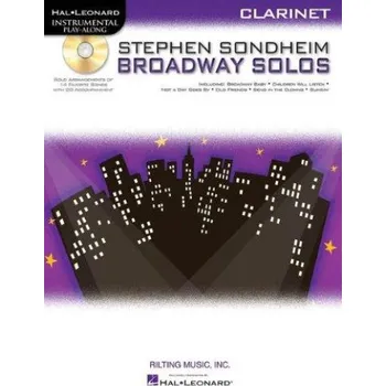 Instrumental Play-Along: Stephen Sondheim - Broadway Solos (noty na klarinet) (+audio)