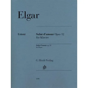 Edward Elgar: Salut d'Amour Op. 12 For Piano (noty na klavír)