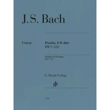 Johann Sebastian Bach: Partita 4 D Major BWV 828 (noty na klavír)