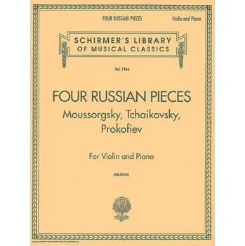 Four Russian Pieces (noty na housle, klavír)