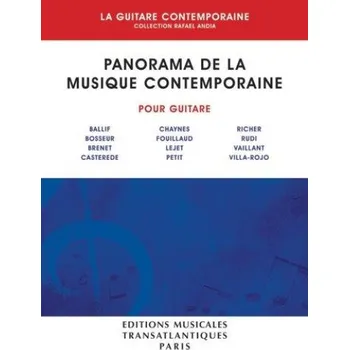 Rafaël Andia: Panorama De La Musique Contemporaine (noty na kytaru)