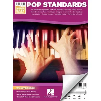 Pop Standards - Super Easy Songbook (noty na snadný sólo klavír)