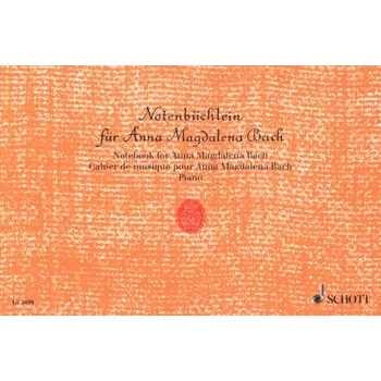 Johann Sebastian Bach: Notenbüchlein für Anna Magdalena Bach (noty na klavír)