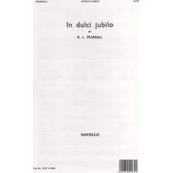 Robert Pearsall: In Dulci Jubilo (noty na sborový zpěv SATB) - SADA 5 ks