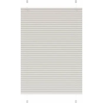 Roleta vidaXL Plisovaná roleta 90x100 cm Šířka látky 89,4 cm [4015175] Barva: světle šedá