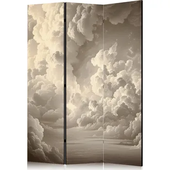 Paraván Paraván - Šepot osvětlených mraků: Měkká hra světla v Divadle nebes Velikost: 135x172 cm, Provedení: Jednostranný