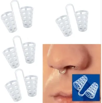 Pomůcka proti chrápání a spánkové apnoe Klipy proti chrápání - sada 4 ks