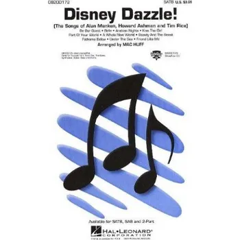 Disney Dazzle! (noty na sborový zpěv SATB, klavír) - SADA 5 ks