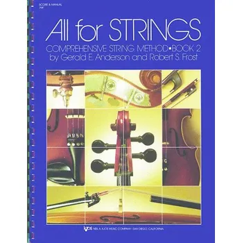 All for Strings Book 2 - Score & Manual (noty pro smyčce, klavír)