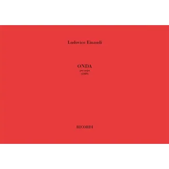 Ludovico Einaudi: Onda (noty na harfu)