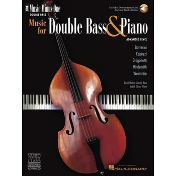 Music for Double Bass & Piano - Advanced Level (noty na kontrabas) (+audio)