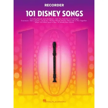101 Disney Songs (noty na zobcovou flétnu)