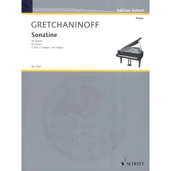 Alexandr T. Grečaninov: Sonatine G Major Op. 110 (noty na klavír)