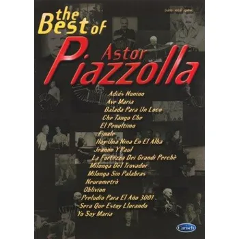 The Best Of Astor Piazzolla (noty na zpěv, klavír)