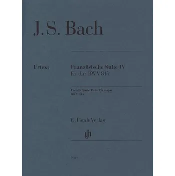Johann Sebastian Bach: Französische Suite IV - D-moll BWV 815 (noty na klavír)