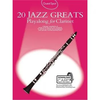 Guest Spot: 20 Jazz Greats (noty na klarinet) (+audio)