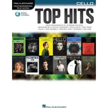 Instrumental Play-Along: Top Hits (noty na violoncello) (+audio)