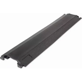 kabelová chránička Černý gumový kabelový most - délka 100 cm, šířka 22 cm, výška 3,5 cm