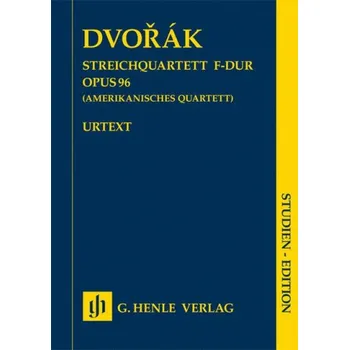 Antonín Dvořák: String Quartet F major op. 96 - American Quartet (noty pro smyčcový kvartet)