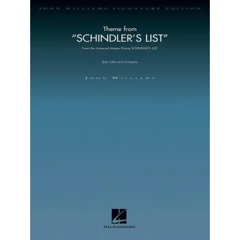 Theme from Schindler's List (noty pro violoncello, orchestr, party, partitura)